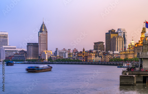 Night scene in the Bund, Shanghai