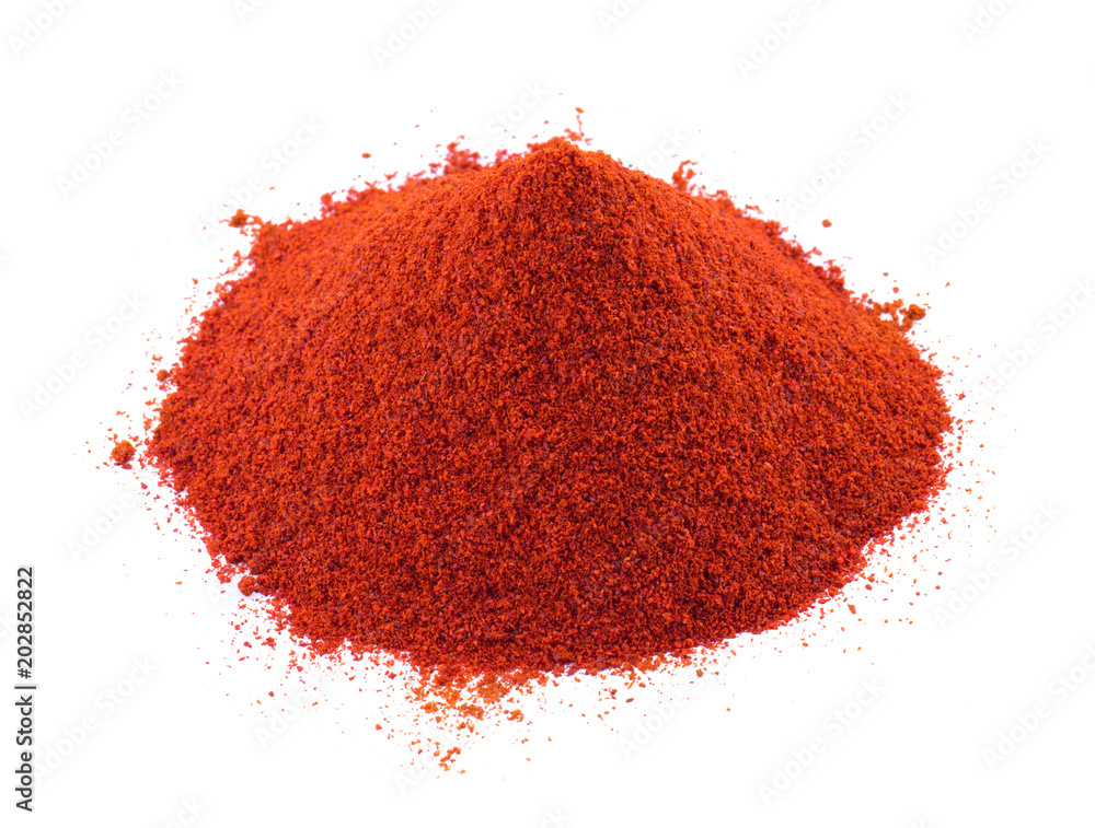 Φωτογραφία Heap of Red Chilli Pepper Powder Also Know as Mirchi, Mirchi Powder, Lal Mirchi,