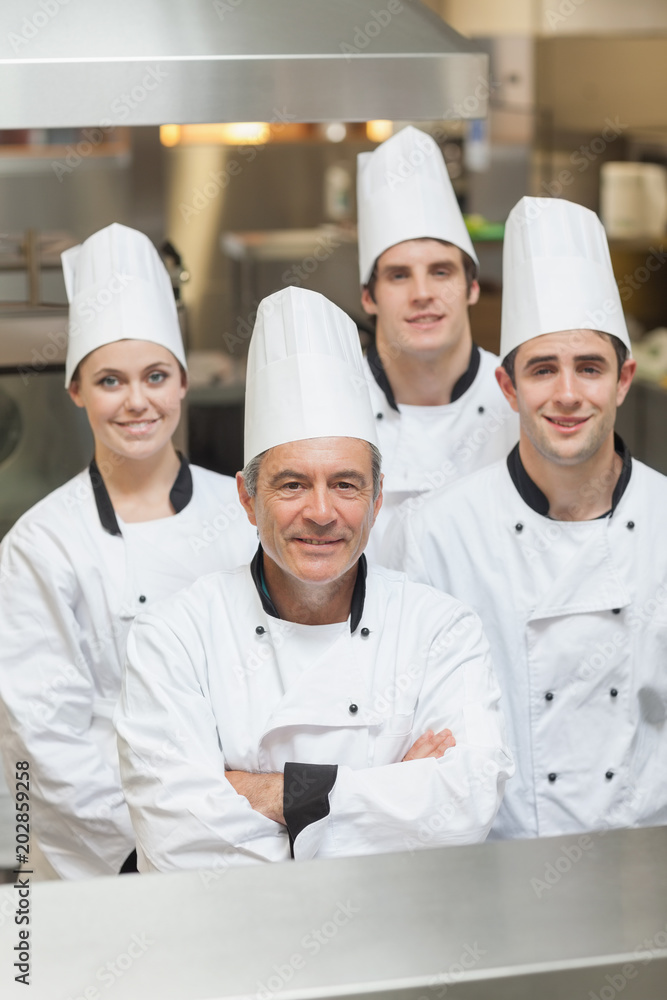 Happy team of Chefs