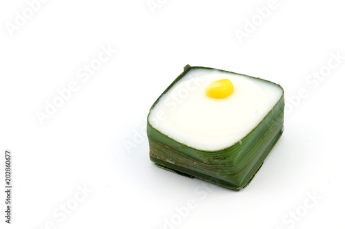 Thai pudding with coconut
