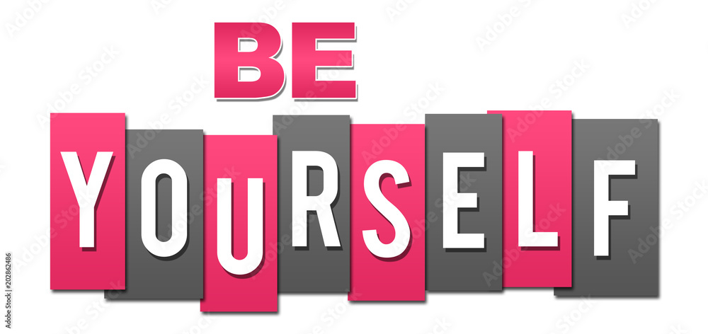 Be Yourself Professional Pink Grey Be Yourself Professional Pink Grey