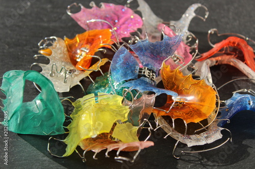 Brace - loose braces - colored braces - Zahnspange