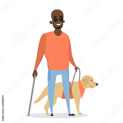 Disabled people set.