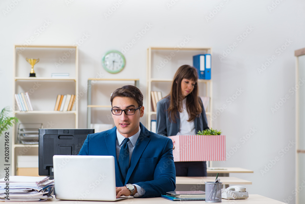 Person being fired from his work Person being fired from his work