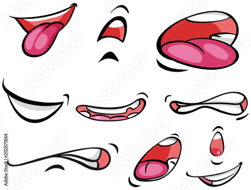 Mouth And Lips Gesture Collection