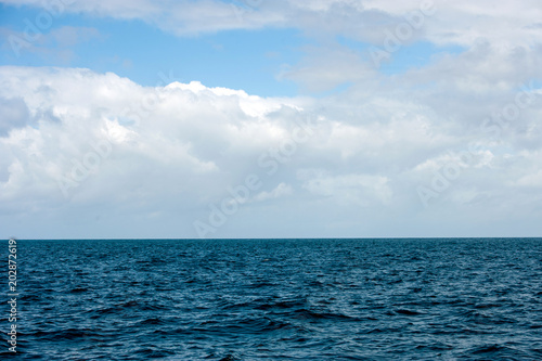 Sky and water of indian ocean © byrdyak