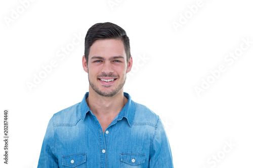 Handsome hipster smiling at camera © WavebreakmediaMicro