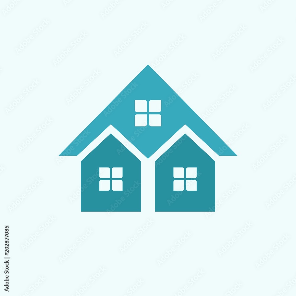 Home logo. House icon. Building symbol. Home logo. House icon. Building symbol.