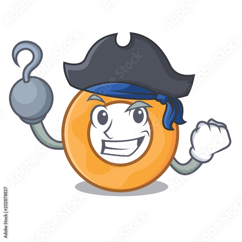 Pirate onion ring character cartoon