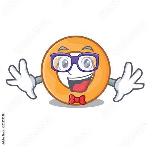 Geek onion ring character cartoon