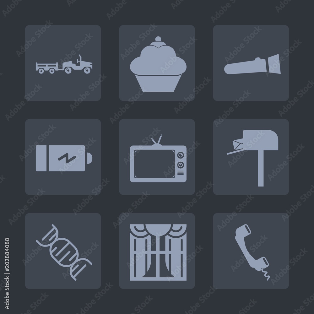 Premium set of fill icons. Such as electric, transport, light, curtain, interior, van, phone, power, delivery, torch, flashlight, chocolate, food, electricity, cupcake, window, communication, tv, lamp Premium set of fill icons. Such as electric, transport, light, curtain, interior, van, phone, power, delivery, torch, flashlight, chocolate, food, electricity, cupcake, window, communication, tv, lamp