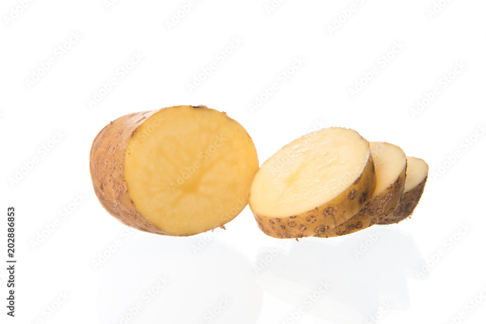 Raw potato food . Fresh potato Raw potato food . Fresh potato