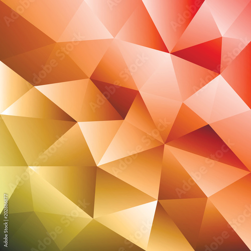 Abstract red triangle geometrical background. Red pattern. Vector Illustration.