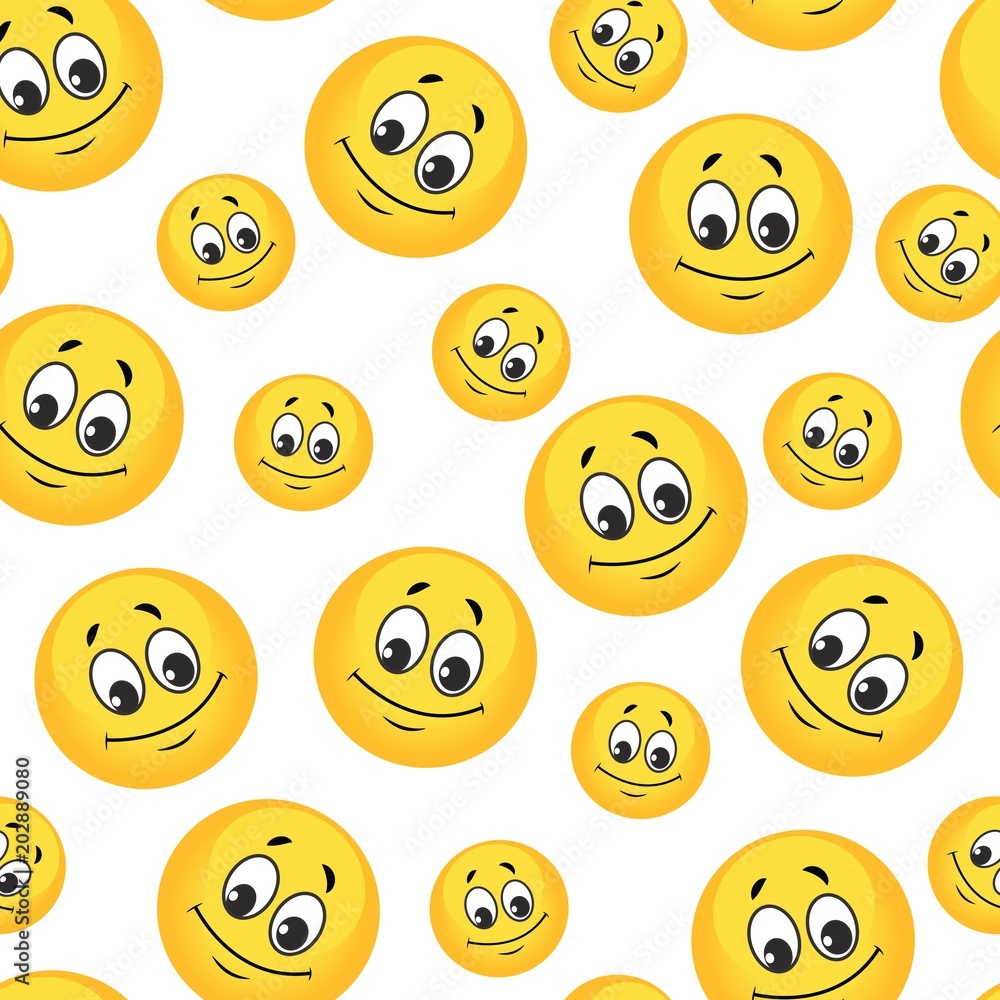 emoticons seamless pattern. vector illustration emoticons seamless pattern. vector illustration