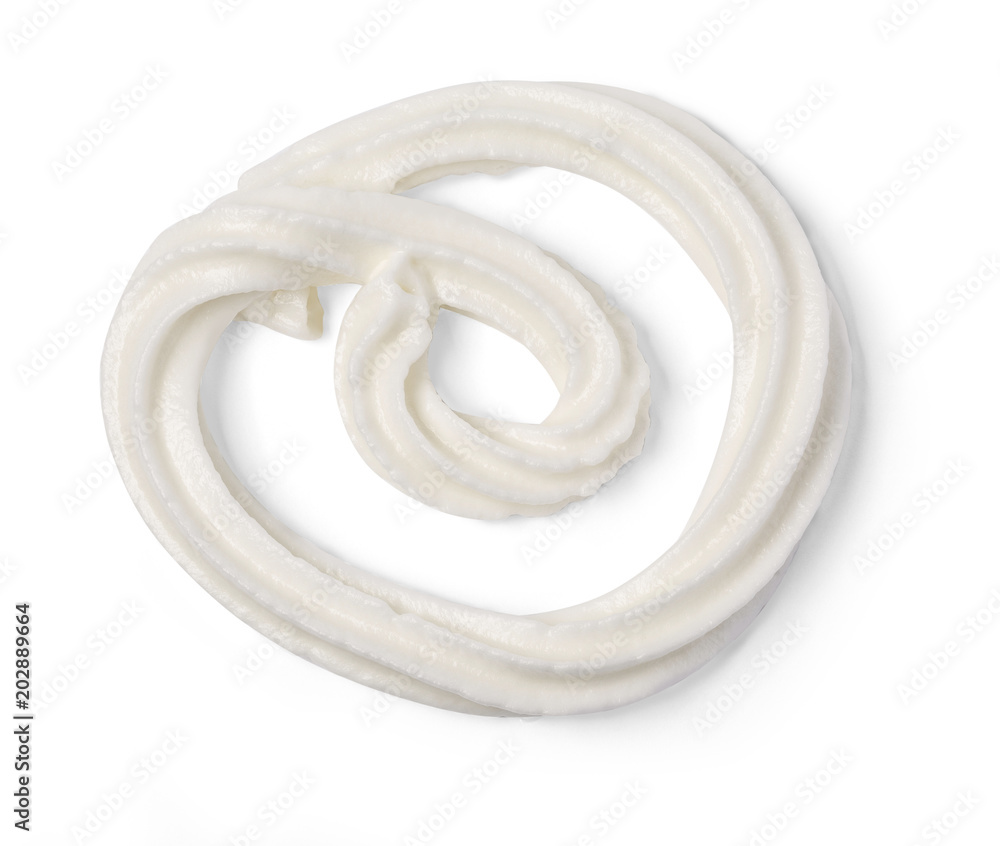 Cream isolated on white background Cream isolated on white background