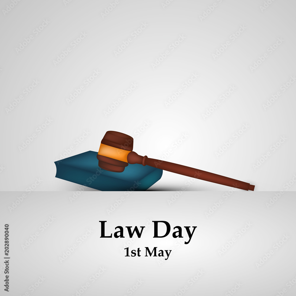 Illustration of USA Law Day background Illustration of USA Law Day background