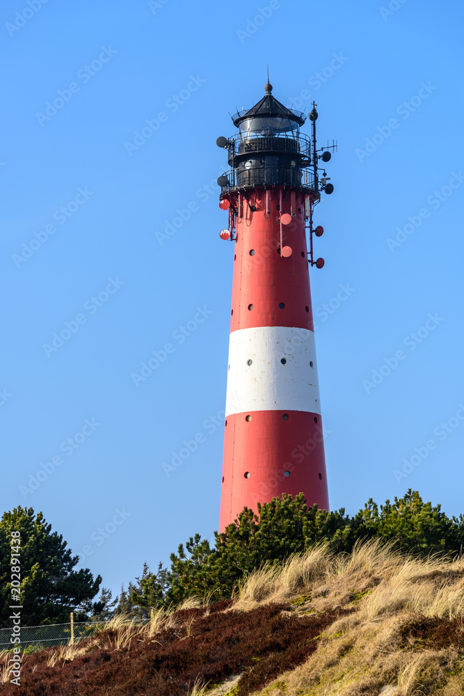 Leuchtturm von Hörnum auf der Norseeinsel Sylt