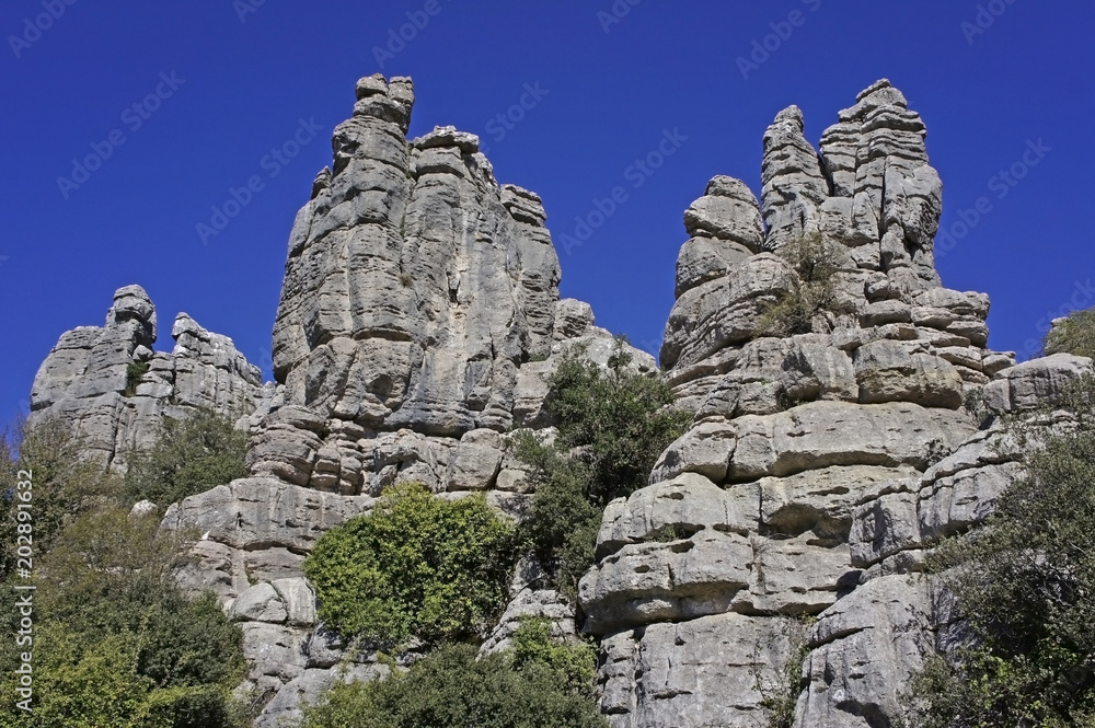 Spain, Karst in the Torcal de Antequera, karst formations, El Torcal de Antequera is a nature reserve in the Sierra del Torcal mountain range