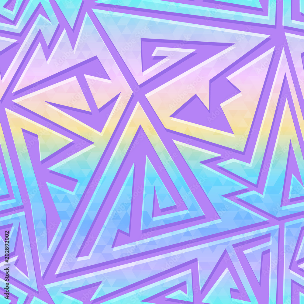 Retro futuristic geometric pattern Retro futuristic geometric pattern