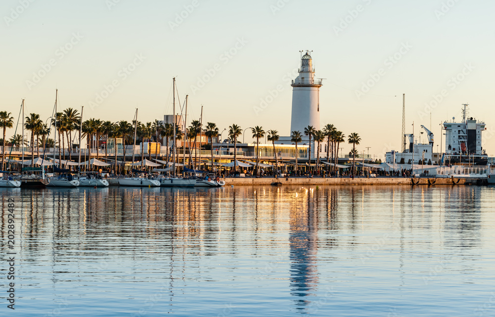 Obraz premium Farola Málaga