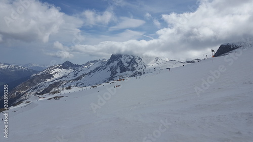 White Mountains in spring photo