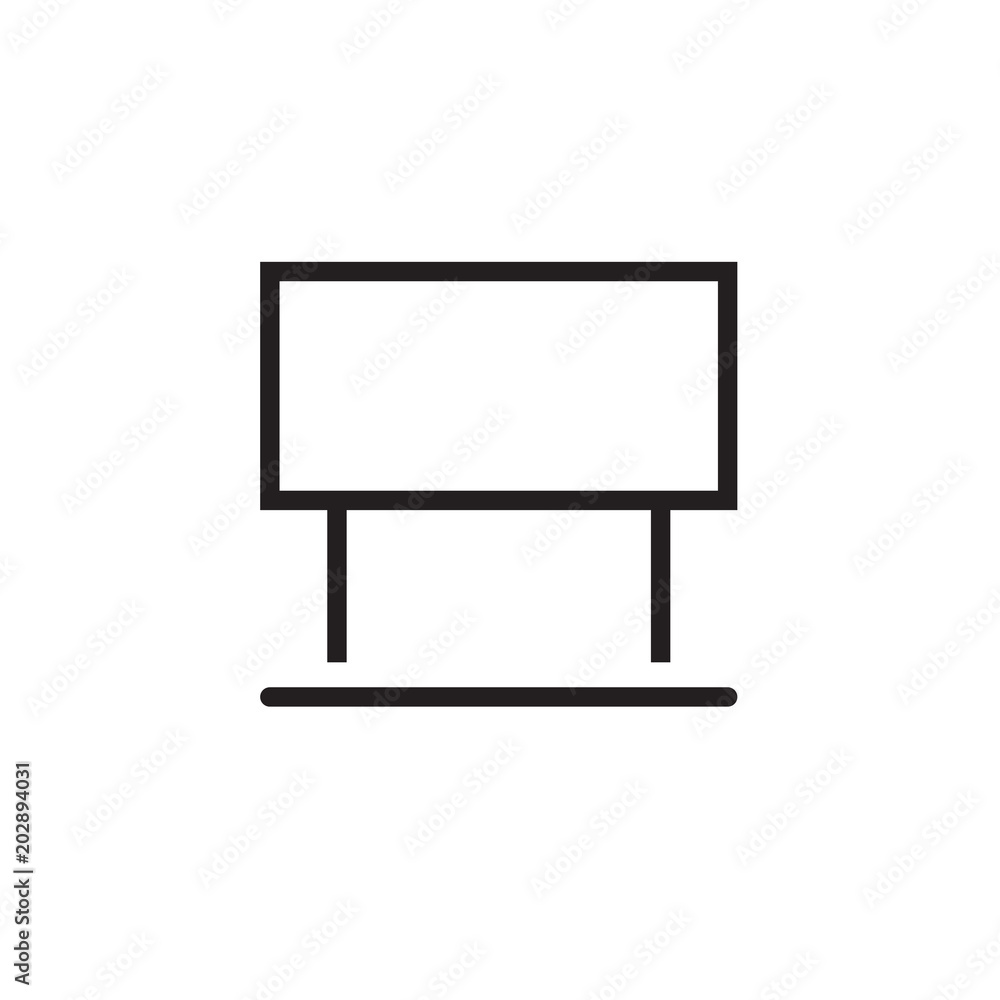 billboard icon Vector illustration, EPS10. billboard icon Vector illustration, EPS10.