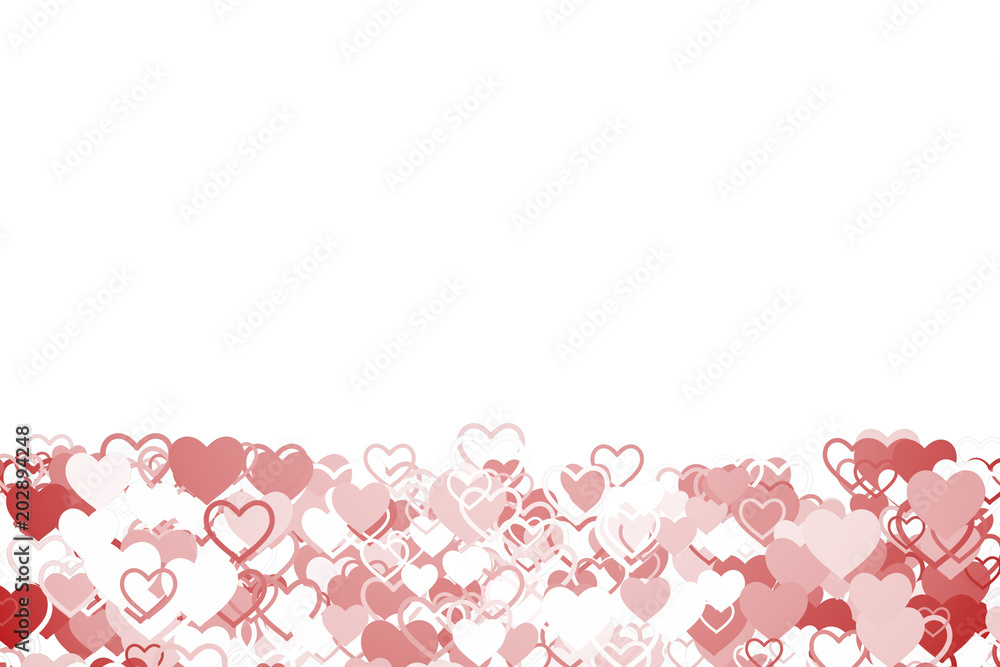 Digitally generated Valentines heart design