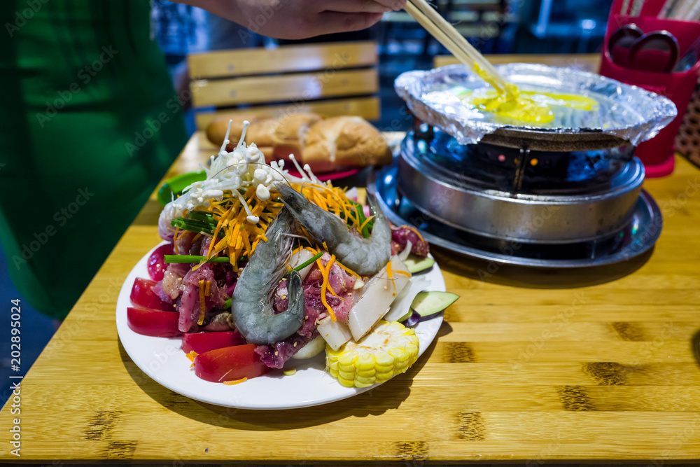 Φωτογραφία Seafood in Hanoi Bia Hoi corner in Vietnam