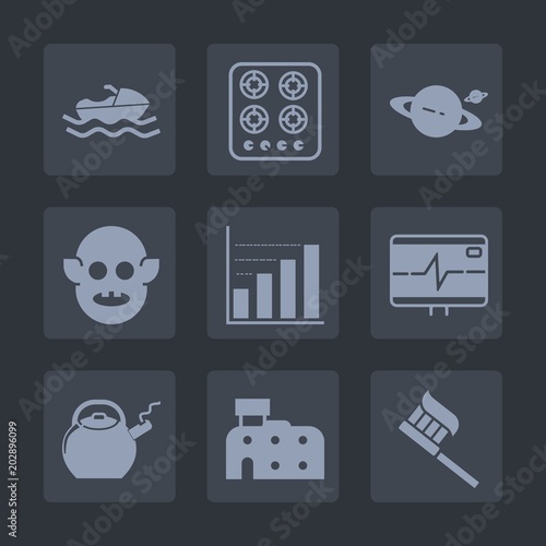 Premium set of fill icons. Such as data, oven, sea, transportation, care, home, space, clean, astronomy, shipping, cooking, industrial, hygiene, house, health, kettle, appliance, planet, hot, vessel photo