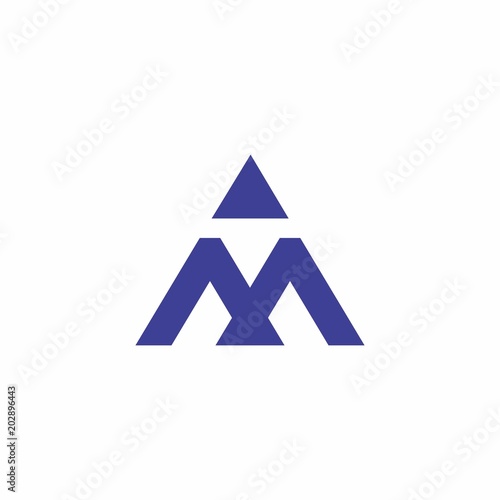 m letter logo design for template, creative, identity, and website 