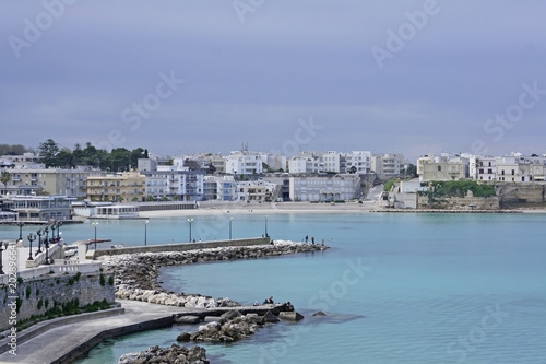 Italy, Puglia, Otranto, view from the castle to the bay, referred to as the road of Otranto © Bildagentur-o