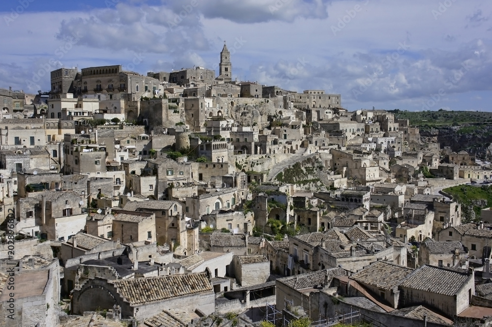 Italy, Basilicata, the ancient city of Matera, Unesco