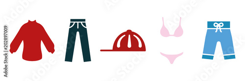 Symbol-Set - Kleidung