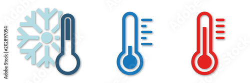Symbol-Set - Temperaturen