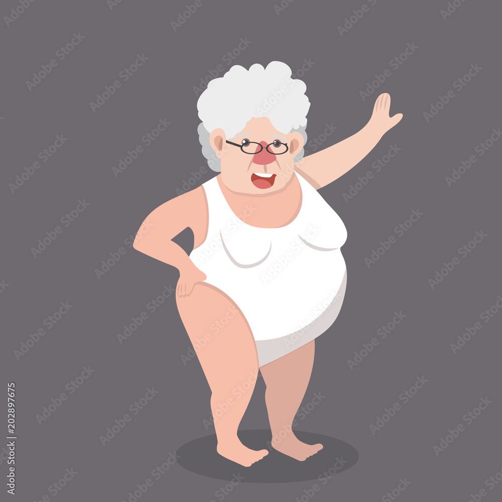 Sexy elderly ladies