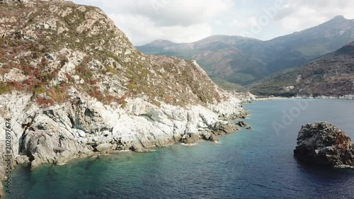 Drone footage In 4k - Corsica - Above the sea