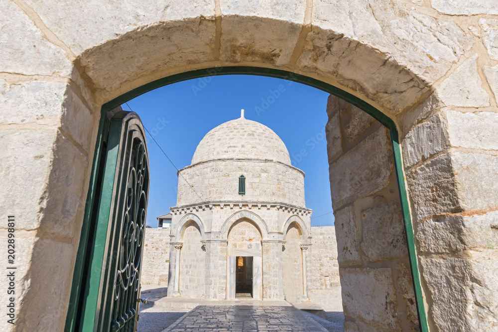 Φωτογραφία Chapel of The Ascension of Jesus Christ on Mount of Olives in Jerusalem, Israel