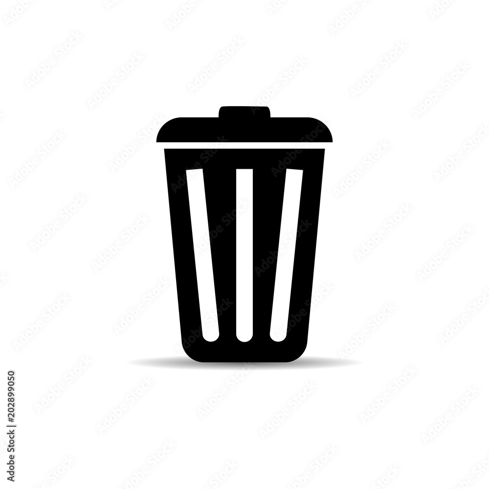 Outline Trash Icon isolated on white background for web site design, logo, app, UI. Editable stroke. Vector illustration. Outline Trash Icon isolated on white background for web site design, logo, app, UI. Editable stroke. Vector illustration.