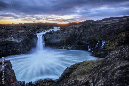 Aldeyjarfoss  Islande  ber  hmter Wasserfall in Island