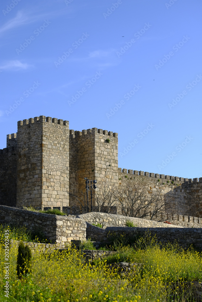 Medieval architecture in Trujillo Spain