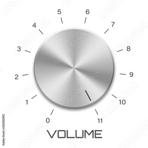 Volume Goes to Eleven Isolated photo