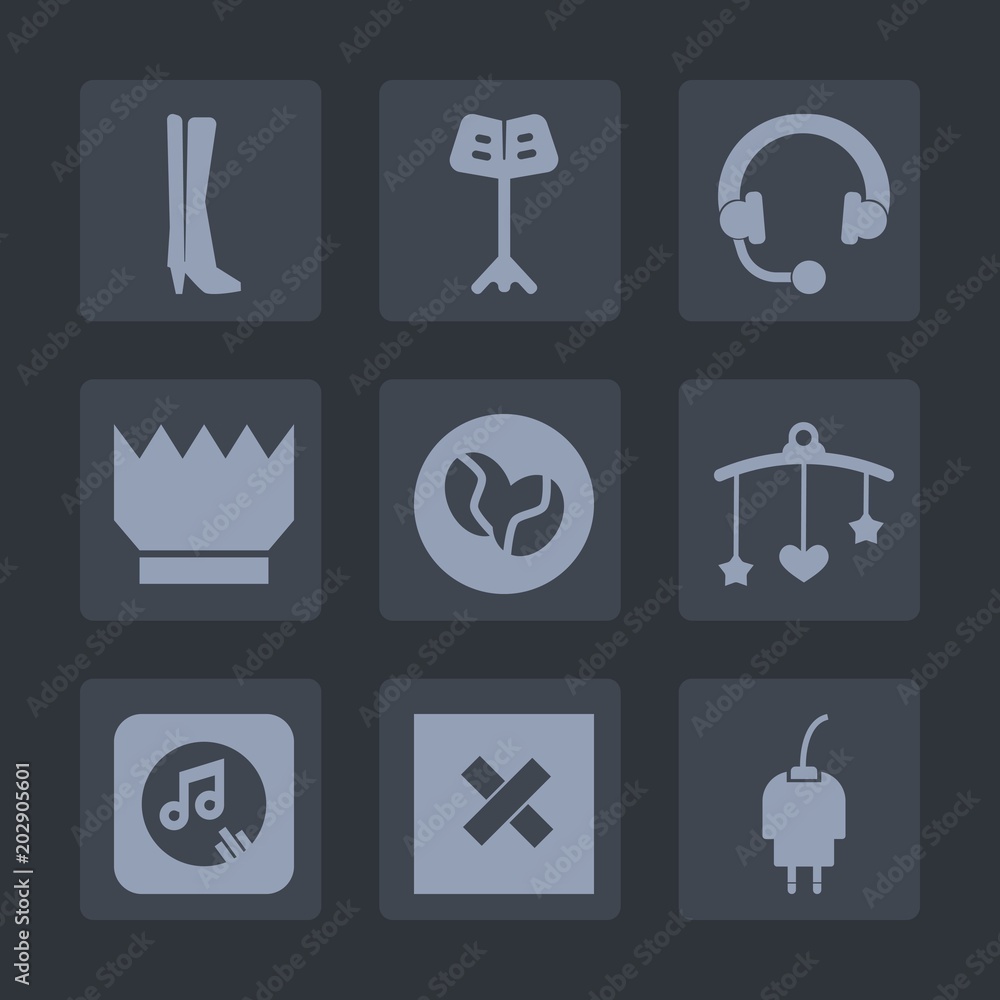 Premium set of fill icons. Such as stereo, audio, energy, footwear, closed, sign, baby, coffee, equipment, sport, charger, musician, musical, queen, orchestra, jewelry, king, royal, fashion, power Premium set of fill icons. Such as stereo, audio, energy, footwear, closed, sign, baby, coffee, equipment, sport, charger, musician, musical, queen, orchestra, jewelry, king, royal, fashion, power