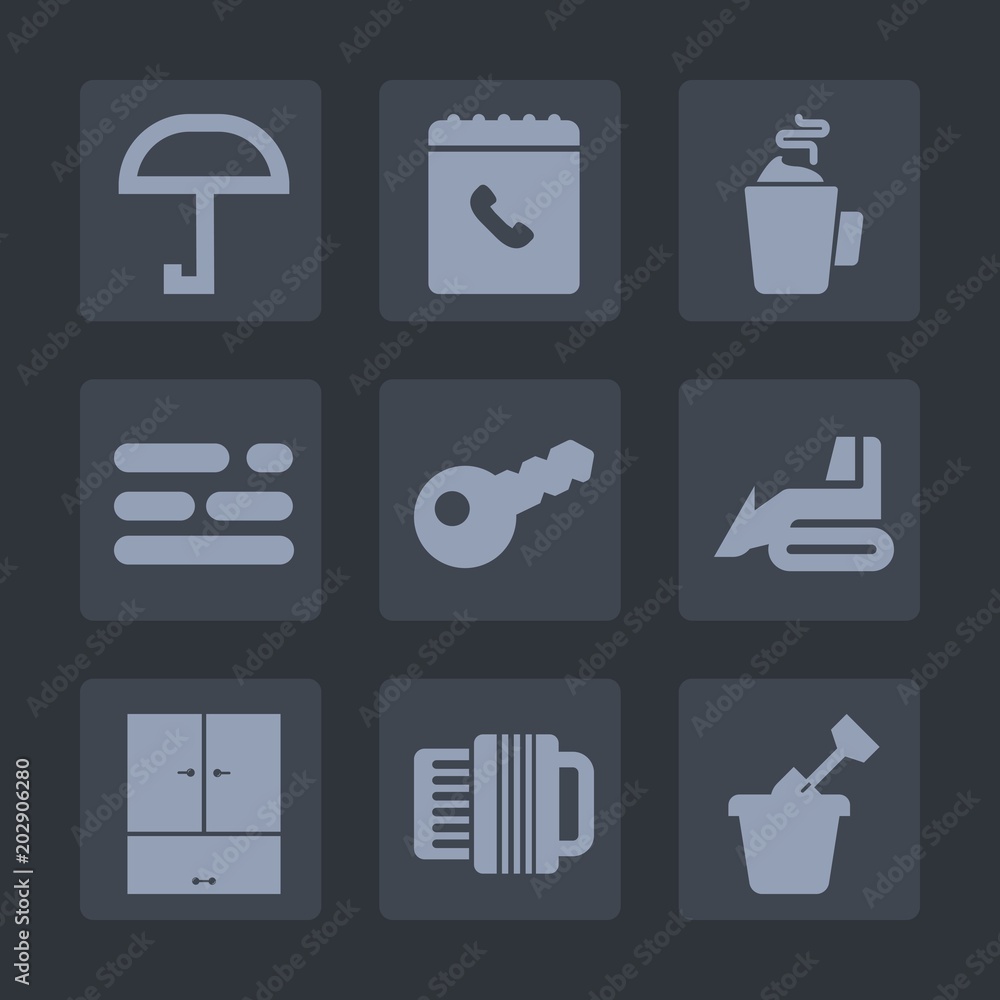 Premium set of fill icons. Such as music, internet, child, sign, accordion, summer, business, bulldozer, text, contact, tea, template, umbrella, machine, key, weather, espresso, play, beverage, table Premium set of fill icons. Such as music, internet, child, sign, accordion, summer, business, bulldozer, text, contact, tea, template, umbrella, machine, key, weather, espresso, play, beverage, table