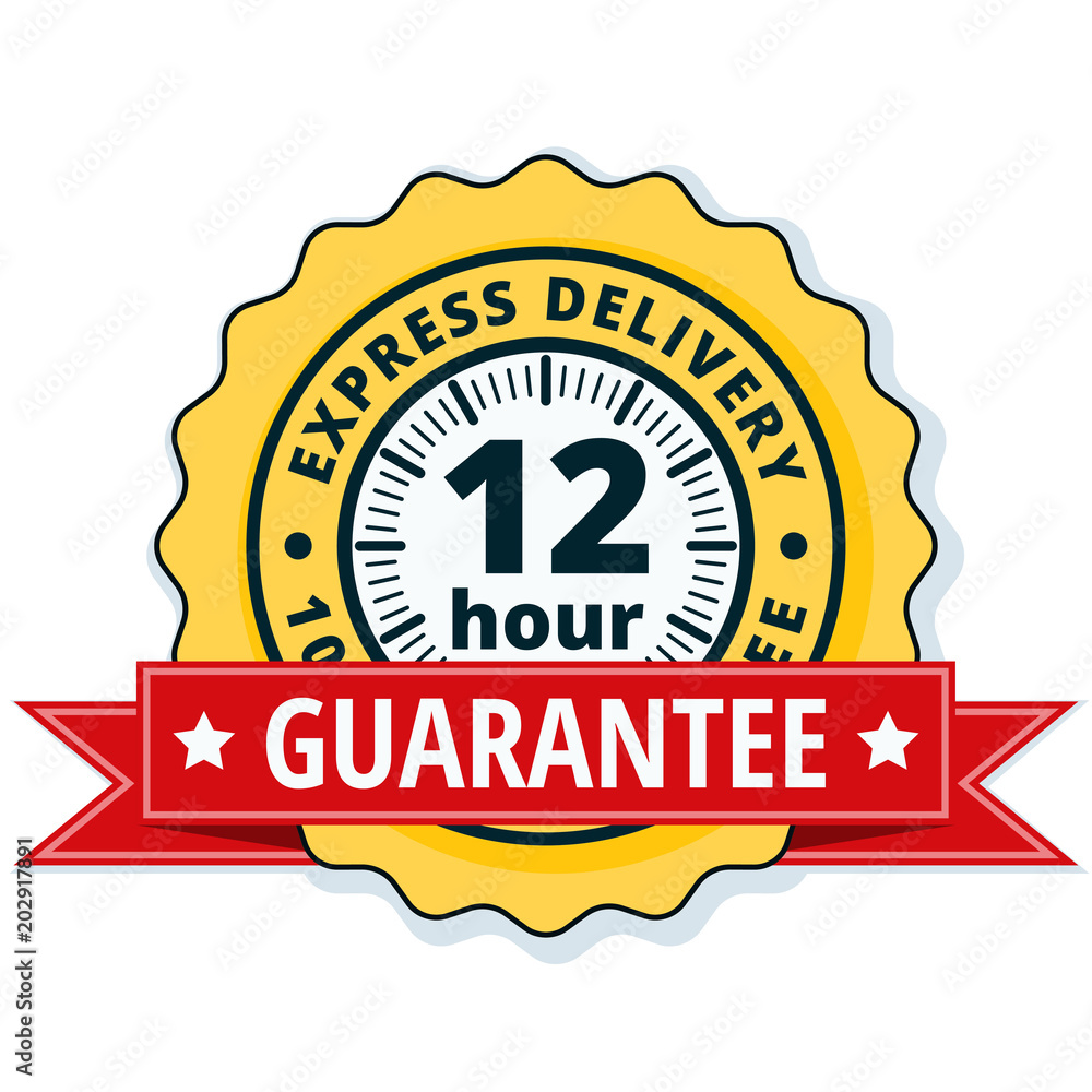 12 Hour Express Delivery illustration 12 Hour Express Delivery illustration