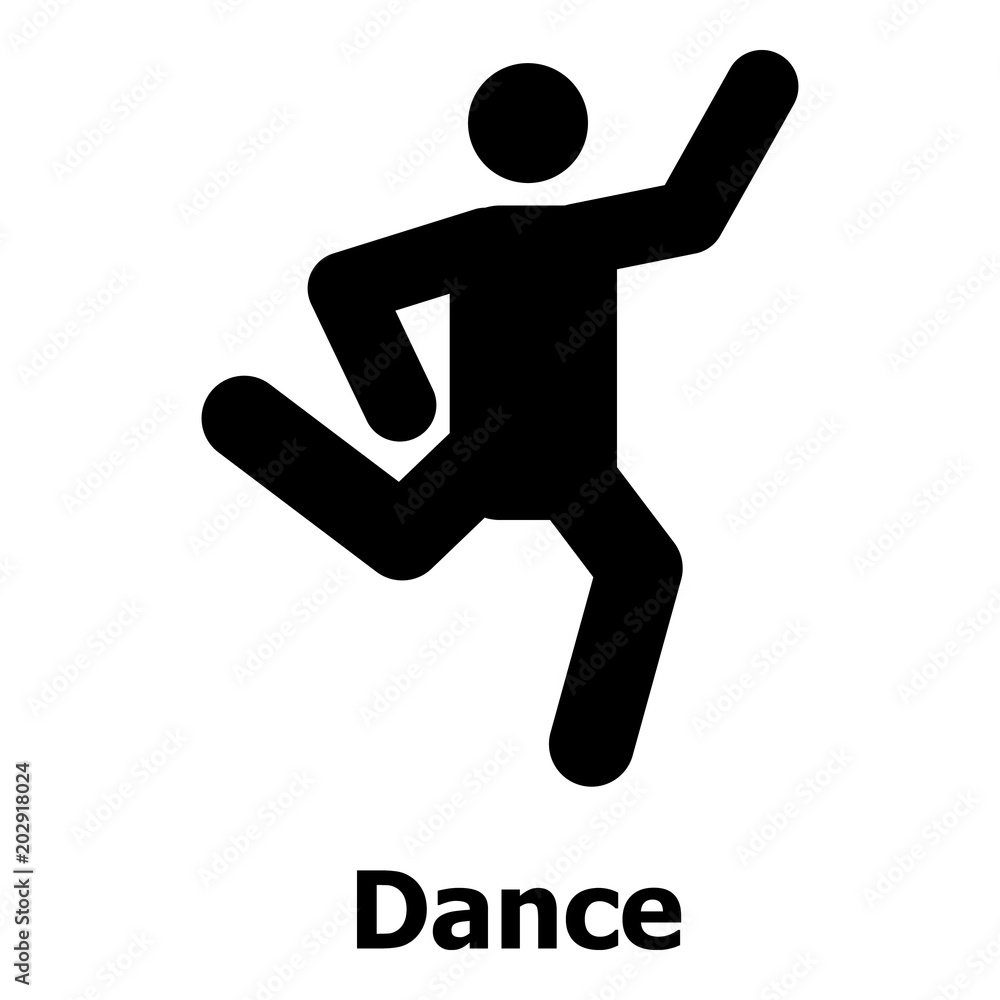 Dance icon. Simple illustration of dance vector icon for web