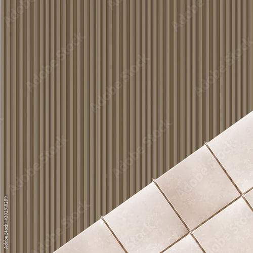 VNn Vector Notched trowel for tile adhesive for tiles VS tiles