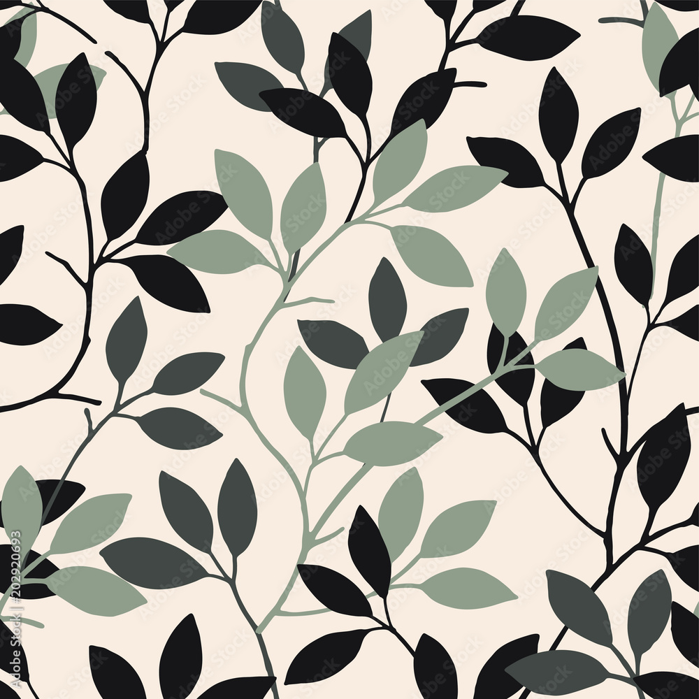 Summer leaves pattern Summer leaves pattern