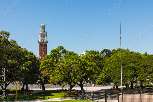 The Obelisk a major touristic destination in Buenos Aires, Argentina