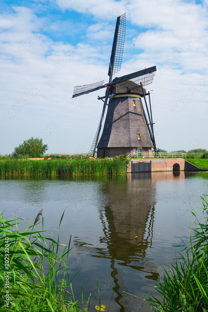 Windmühle in Kinderdijk/NL