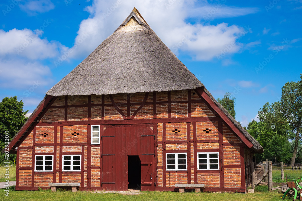 Typisches Bauernhaus in Mecklenburg-Vorpommmern